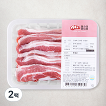 근본육 한돈 1등급 삼겹살 구이용 (냉장), 1kg, 2팩