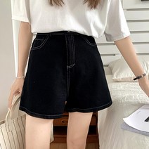 여성용 레몬소울 데스니 뒷밴딩 면 반바지