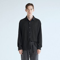 지플리시 남성용 멜로우 크로셰 셔츠