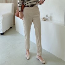 슈가펀 여성용 히얼 히든밴딩 일자핏 팬츠