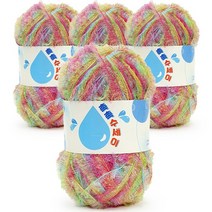 쎄비 촉촉 수세미 실 80g 4p, 208 롤리팝