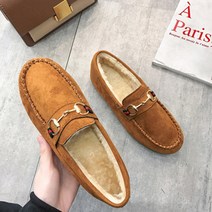 여성용 스웨이드 소프트 벨벳 따듯한 캐주얼 여성 플랫 슈즈 단화 PRDS39