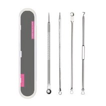 골드루쓰 큐렛 압출기 세트, 실버, 1세트