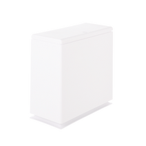 네이처안 원터치 모던 인테리어 휴지통, 화이트, 1개