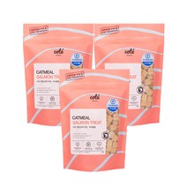 꼬뜨 고양이 밀 알래스카 연어트릿 간식 120g, 3개, 연어