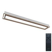 시그마LED 삼성칩 플리커프리 하이브리드 천장등 60W 1200 x 200 x 70 mm + 리모컨, WHTIE