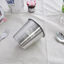 부릉부릉 스텐 간편 컵 230ml, 혼합색상, 3개