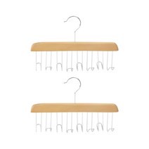 홈앤하우스 원목 다목적 행거, 혼합색상, 2개