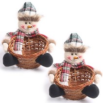 파티해 크리스마스 사탕 바구니, 눈사람, 2개