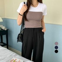 베러스윗 여성용 무지 레이어드 탑