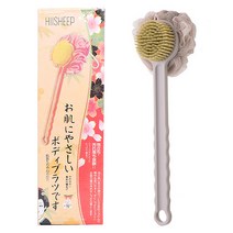 힐로 프리미엄 소프트 양면 바디 브러쉬, 라벤더, 1개