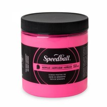 스피드볼 아크릭 실크스크린 형광잉크, Hot Pink, 236.2ml