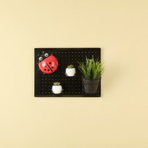 타공판닷컴 인테리어 엣지 타공판 가로 300mm x 세로 400mm, 1개, 블랙