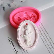 홈플로우 석고 인테리어 베이비 천사 실리콘 몰드 01