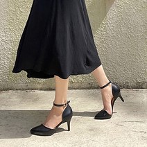 벨레페 아이런 스트랩 여성 펌프스 하이힐 7cm
