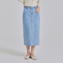 미쏘 데님 롱스커트