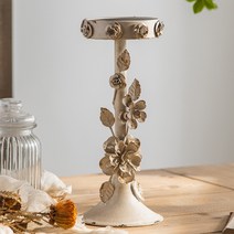 클래식 코사지 캔들 홀더, 아이보리