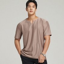 업클라스 남성용 V슬릿 반팔 티셔츠 b081