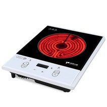 키친아트 1구 하이라이트 강력한 화력 쾌속발열 전기레인지 2000W, KHT-4004, 일반형