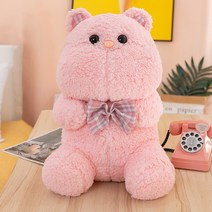 순잠 캐릭터 뽀글이 인형 피규어 돼지1, 23cm, 혼합색상