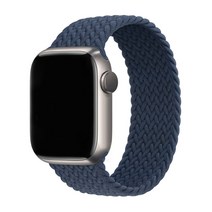 스페이스쉴드 스마트워치 브레이드 솔로루프 스트랩 S, 미드나잇블루