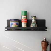 디몬 철제 자석 다용도선반 와이드, 블랙