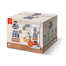 퀘이커 마시는 오트밀 귀리 미숫가루, 20개, 50g