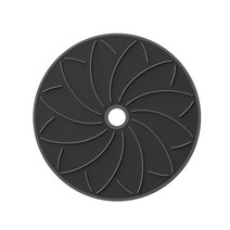 아야 열방출 인덕션 보호매트 20cm AYA-K03, 블랙 + 다크그레이, 1개