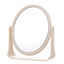 합구 북유럽풍 칼라풀 모던 원형 탁상거울, 화이트
