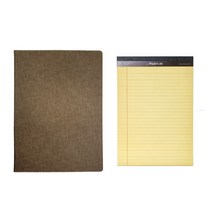 페이퍼랩 패드폴리오 B5 + 리갈패드 B5 50p, 브라운(패드폴리오),랜덤발송(리갈패드), 1세트