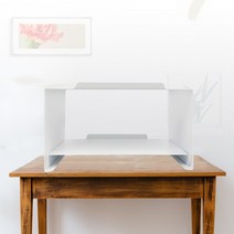 아쿠아테라 인테리어 책상 탁상선반 19cm, 화이트, 1개