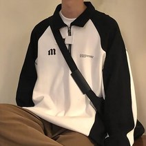 PDS패션 깔끔한 반집업 카라 맨투맨