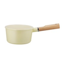 로이첸 마쉬멜로우 세라믹 밀크팬, 옐로우, 지름 16cm