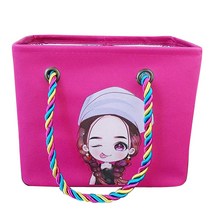 버블리데이 프리티걸 물빠지는 목욕가방 진핑크, 1개, 핑크