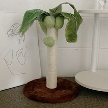 고양이 야자수 스크래쳐 30cm, 혼합색상, 1개