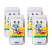 꼬마공룡 크앙만들기 클레이 4p, 파랑(크앙), 50g