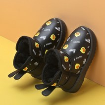 아동용 유블리 따뜻한 귀여운 벨크로 미끄럼방지 짧은 오리 부츠