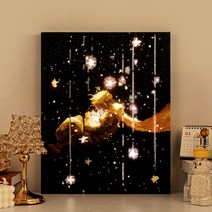 아트조이 DIY LED 캔버스형 보석십자수 40 x 50 cm, 르 쁘띠 프린스, 1개