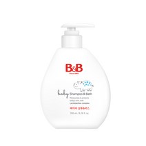 비앤비 베이비 샴푸 & 바스, 1개, 200ml