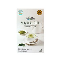 녹차수도보성 보성녹차라떼 분말, 16g, 12개