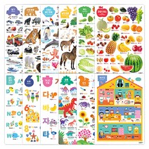 홈스쿨 벽그림 12종 세트, 삼성출판사