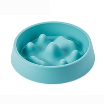 반려동물 슬로우 식기, 블루, 1개