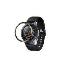 디지털빌리지 갤럭시워치 기어 S3 / S2 타키마티 베젤링 42mm, 블랙 옐로우