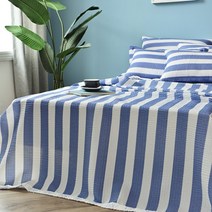 휴고하우스 심플라인 시어서커 여름 홑이불, 블루