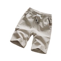 AOULS 여성용 미니멀 5부 면 밴딩 반바지 K66