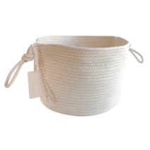 키트니 고양이 코튼 바스켓 + 방석, 화이트