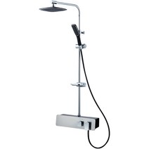 두진 선반형 해바라기샤워기 메탈블랙 DB3000V, 1세트, 메탈 블랙