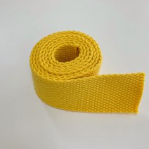 면 웨이빙 끈 폭 32mm x 두께 1.7mm, 레몬옐로우, 5개