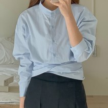 슈가펀 월티제 크로스 뒷리본 블라우스