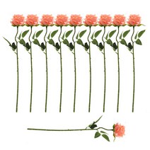 ABM 한송이 장미꽃 10p, 핑크